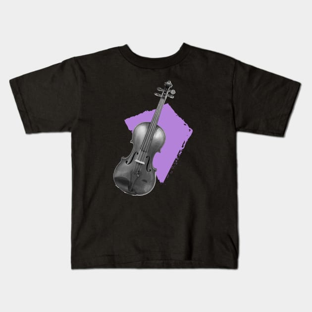 Umbrella Academy - Violin Kids T-Shirt by UnOfficialThreads